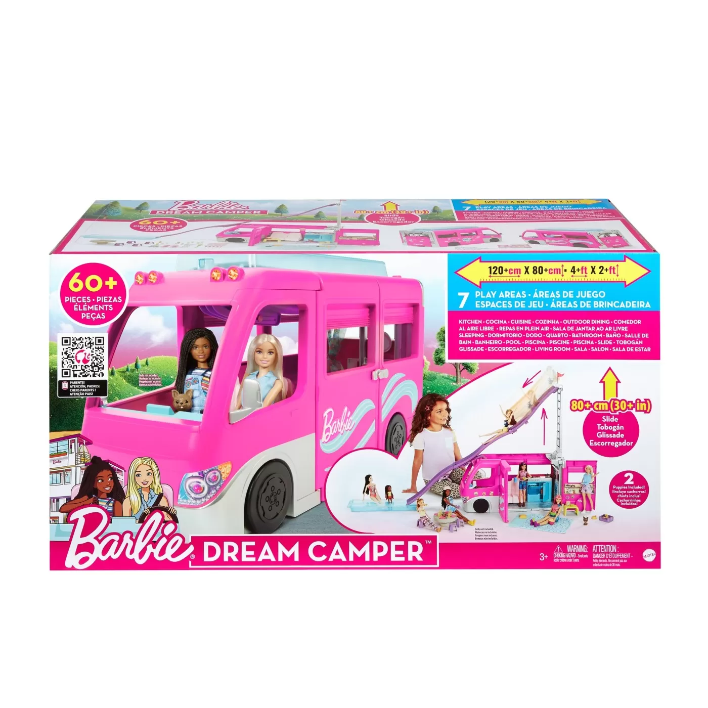 Jocuri de rol - Barbie vehicul dream camper, varsta de la 3 ani la 12 ani