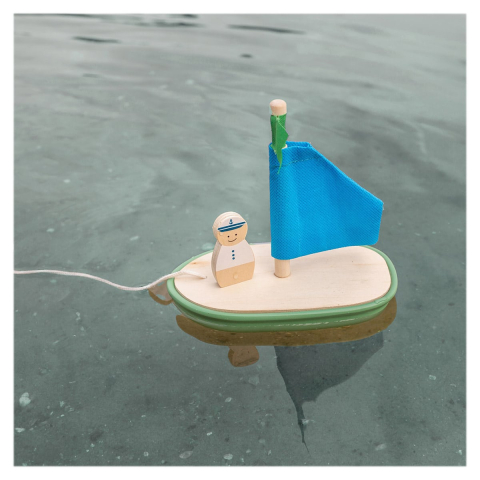 Barcuta din lemn cu panze, copii varsta 2-7 ani [2]