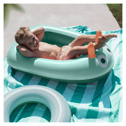 Barcuta gonflabila, verde, Quut Toys, copii varsta 3-7 ani [2]