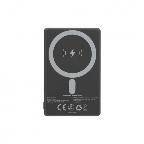 Baterie externă Tellur 5000mAh, PD20W, compatibil MagSafe, gri [16]