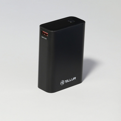 Baterie externă Tellur Compact Pro PD702 20000mAh QC3.0 22.5W + PD20W, LCD display, negru [3]