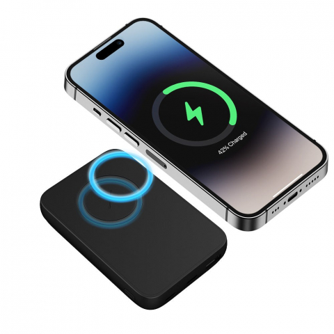 Baterie externă Tellur Compact Pro WPD101 10000mAh QC3.0 22.5W+PD20W+Qi 15W, compatibil MagSafe [1]