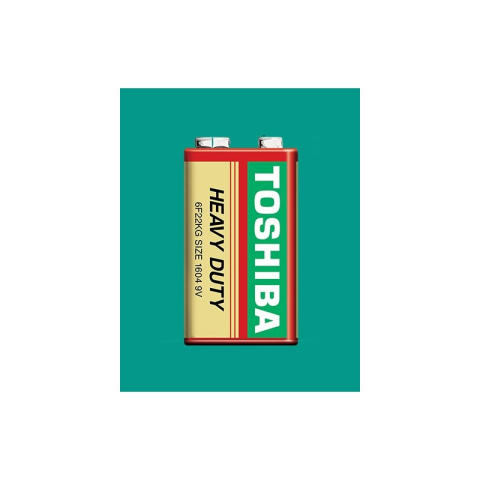 Baterie Toshiba 6F22KGG, 9V, zinc-carbon, SP-1UJ [1]