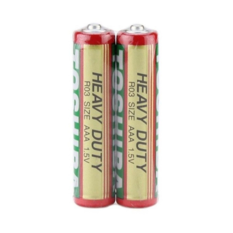 Periferice IT - Baterie Toshiba AAA / LR3, 1.5V, zinc-carbon, R03KG, set 2 buc