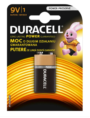 Baterii, acumulatori si incarcatoare - Baterii 9v alcaline duracell