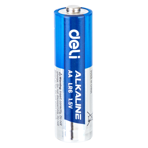 Baterii r6(aa) alcaline blister 1 buc deli [1]