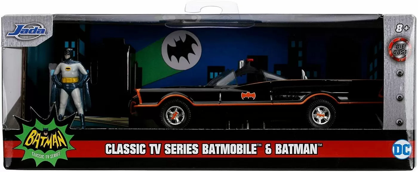 Jucării și Jocuri pentru copii - Batman masina batmobile cu figurina 1:32