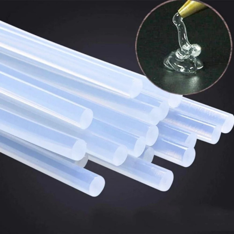 Baton silicon Colorarte, lipire la cald, 11mm x 18cm, alb, transparent, set 10 buc [3]