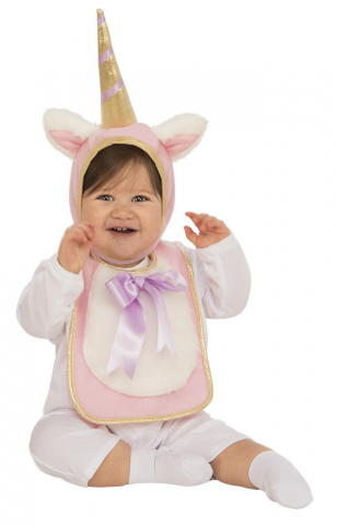 Bavete - Baveta cu caciula Unicorn