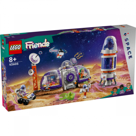 LEGO® - Baza spatiala si vehicul spatial pentru copii pe Marte, varsta de la 8 ani la 12 ani