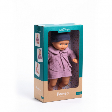 Jucării și Jocuri pentru copii - Papusa Bebelus Dahlia, 32 cm, Djeco, varsta 1 - 3 ani, Fata