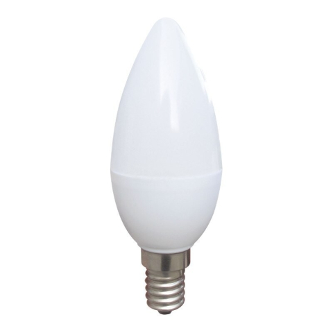 Bec economic cu led 7Watt Omega E14 OMELE14C-7W-2800, 600 lumeni, 43534, 2800K alb rece [1]