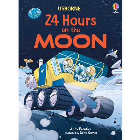 Carti in Engleza pentru copii - Benzi desenate, 24 de Ore pe Luna, 24 Hours on the Moon, Varsta 7 ani+