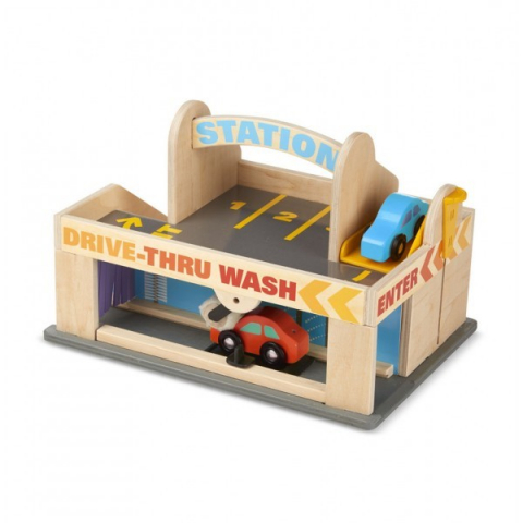 Jucării și Jocuri pentru copii - Benzinarie cu garaj Melissa and Doug