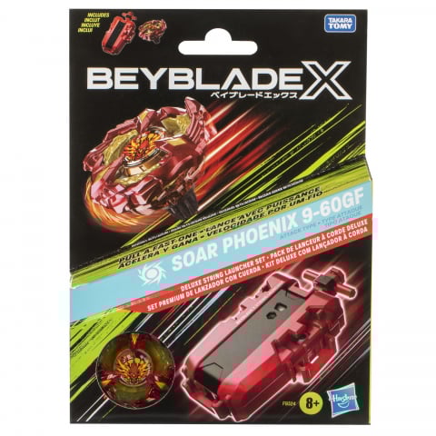 Figurine - Beyblade x set deluxe string soar phoenix 9-60gf, varsta de la 8 ani la +15 ani
