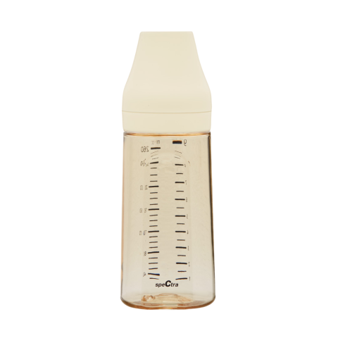 Biberon anticolici premium cu tetina M, galben (260 ml) [4]