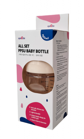 Biberon anticolici premium cu tetina S, galben (160 ml) [3]
