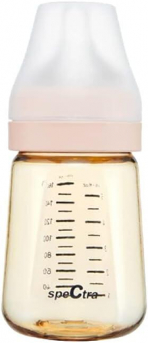Diversificare si Ingrijire Bebe - Biberon anticolici premium cu tetina S, galben (160 ml)