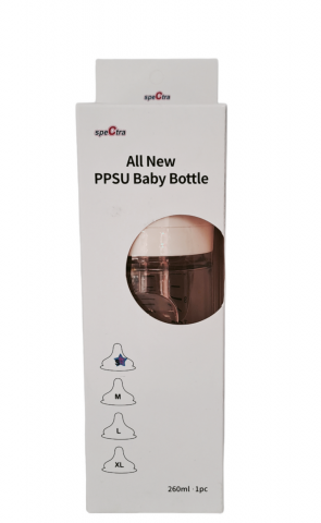 Biberon anticolici premium cu tetina S, galben (260 ml) [1]
