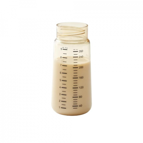 Biberon anticolici premium cu tetina S, galben (260 ml) [5]