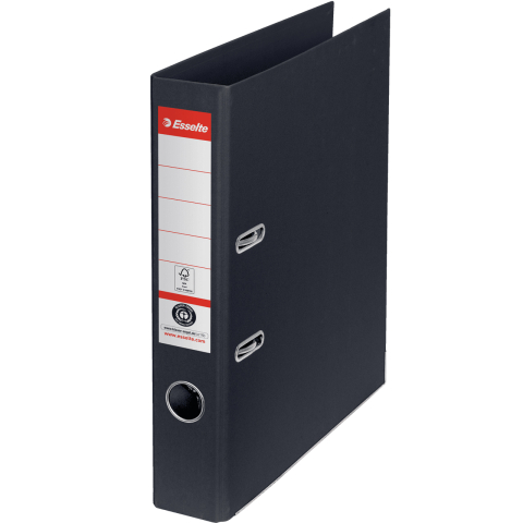 Organizare, arhivare, prezentare - Biblioraft carton reciclat 5cm negru nr1 power fsc esselte