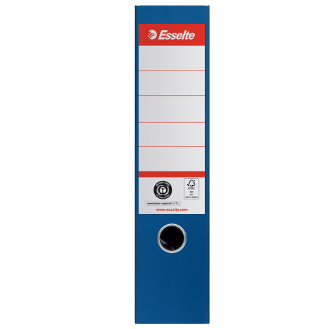Biblioraft carton reciclat 7.5cm albastru nr1 power fsc esselte [1]