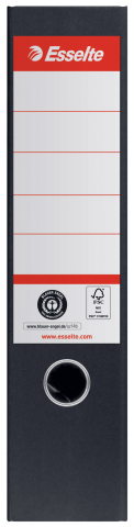 Biblioraft carton reciclat 7.5cm negru nr1 power fsc esselte [1]