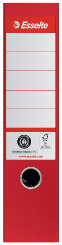 Biblioraft carton reciclat 7.5cm rosu nr1 power fsc esselte [1]