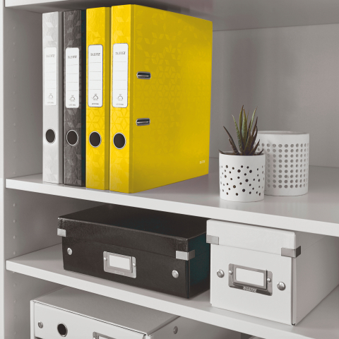 Biblioraft plastifiat 5.2 cm 180grade galben wow leitz [2]