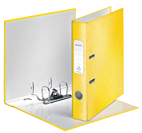 Biblioraft plastifiat 5.2 cm 180grade galben wow leitz [1]