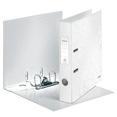 Biblioraft plastifiat 5.2 cm alb metalizat wow leitz [1]