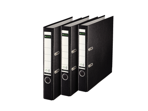 Biblioraft plastifiat 5cm 180g negru leitz [3]