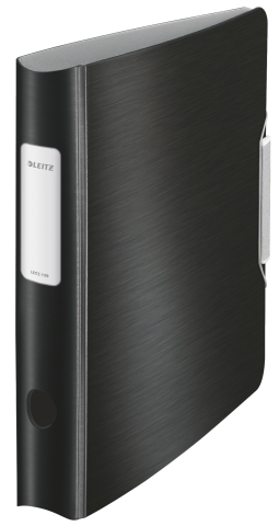 Organizare, arhivare, prezentare - Biblioraft plastifiat 5cm 180g negru satin active style leitz
