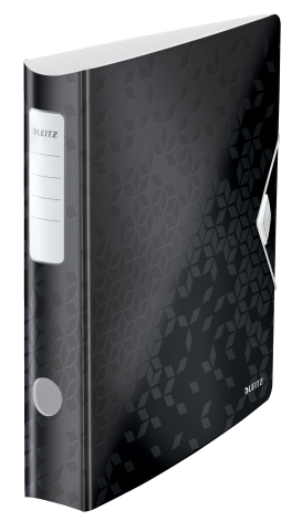 Organizare, arhivare, prezentare - Biblioraft plastifiat 5cm 180grade negru active wow leitz