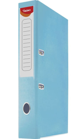 Organizare, arhivare, prezentare - Biblioraft plastifiat 5cm albastru deschis noki