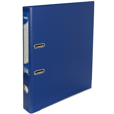Organizare, arhivare, prezentare - Biblioraft plastifiat 5cm bleumarin noki