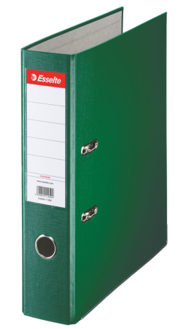 Organizare, arhivare, prezentare - Biblioraft plastifiat 7.5cm verde economy esselte