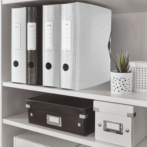 Biblioraft plastifiat 8.2 cm 180grade alb active wow leitz [2]