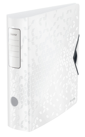 Organizare, arhivare, prezentare - Biblioraft plastifiat 8.2 cm 180grade alb active wow leitz