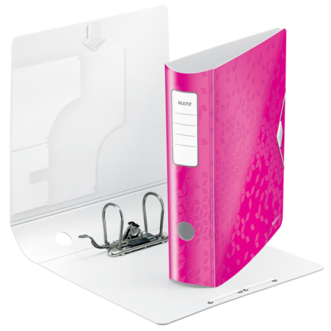 Biblioraft plastifiat 8.2cm 180grade roz active wow leitz [2]
