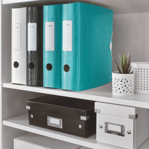 Biblioraft plastifiat 8.2cm 180grade turcoaz active wow leitz [1]
