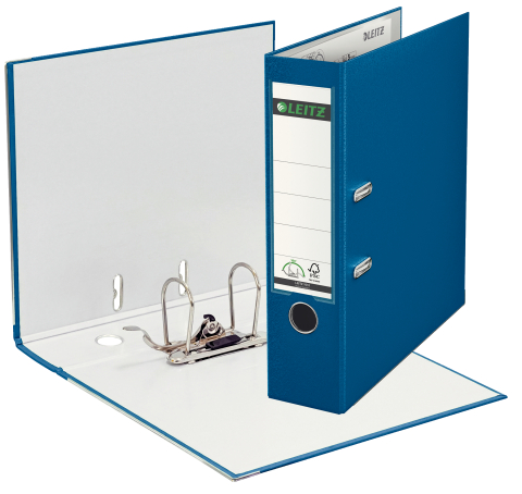 Biblioraft plastifiat 8cm 180grade albastru leitz [2]