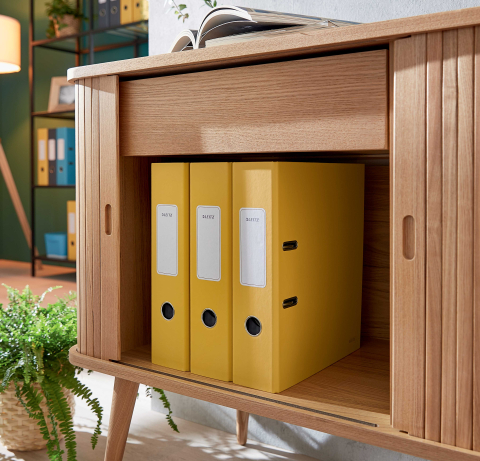 Biblioraft plastifiat 8cm 180grade galben chihlimbar cosy leitz [3]