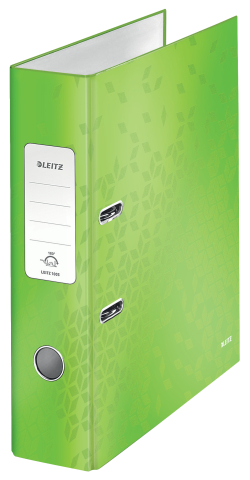 Organizare, arhivare, prezentare - Biblioraft plastifiat 8cm 180grade verde wow leitz