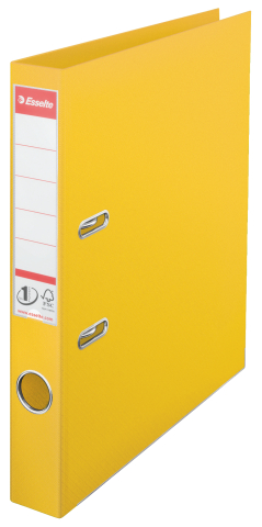 Organizare, arhivare, prezentare - Biblioraft plastifiat int-ext 5cm galben nr1 power esselte
