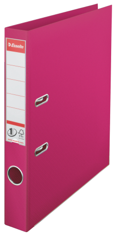 Organizare, arhivare, prezentare - Biblioraft plastifiat int-ext 5cm magenta nr1 power esselte
