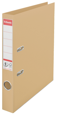 Organizare, arhivare, prezentare - Biblioraft plastifiat int-ext 5cm nisipiu nr1 power esselte