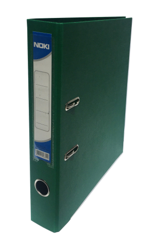 Organizare, arhivare, prezentare - Biblioraft plastifiat int-ext 5cm verde noki