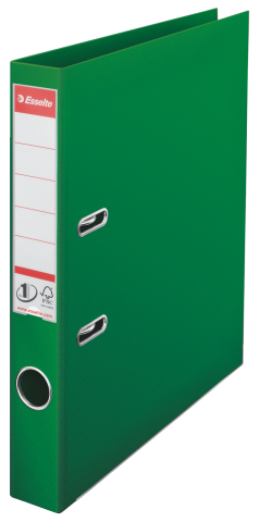 Organizare, arhivare, prezentare - Biblioraft plastifiat int-ext 5cm verde nr1 power esselte