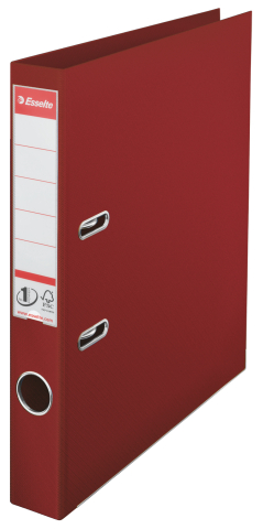 Organizare, arhivare, prezentare - Biblioraft plastifiat int-ext 5cm visiniu nr1 power esselte